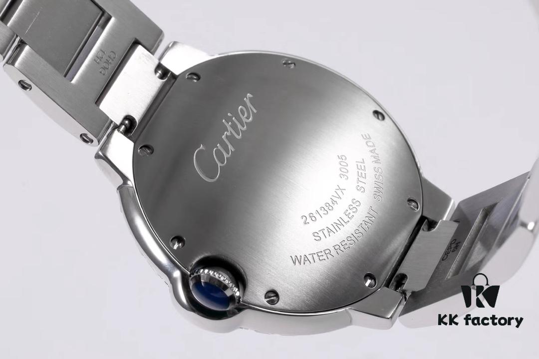 Cartier Ballon Bleu Square Diamond Full-Pave Ladies Watch