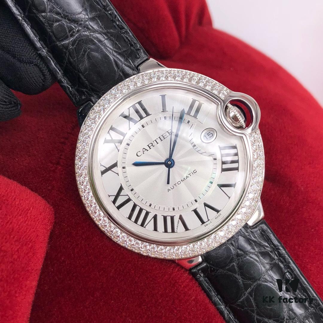Solid Silver Arrival - Cartier Ballon Bleu Couple Watches