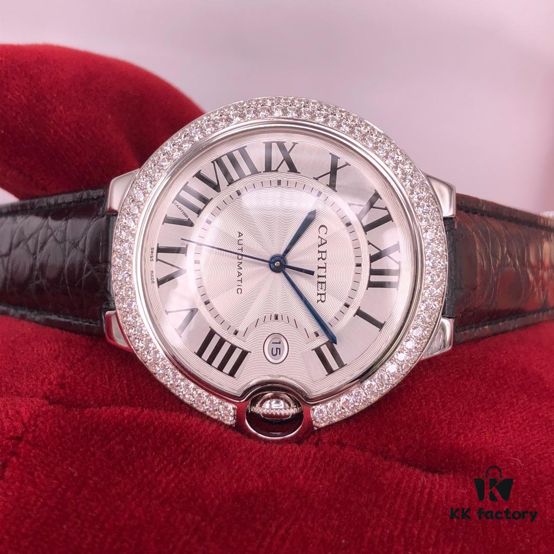 Solid Silver Arrival - Cartier Ballon Bleu Couple Watches