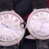 Cartier Solid Silver Couples Watches