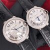 Cartier Solid Silver Couples Watches