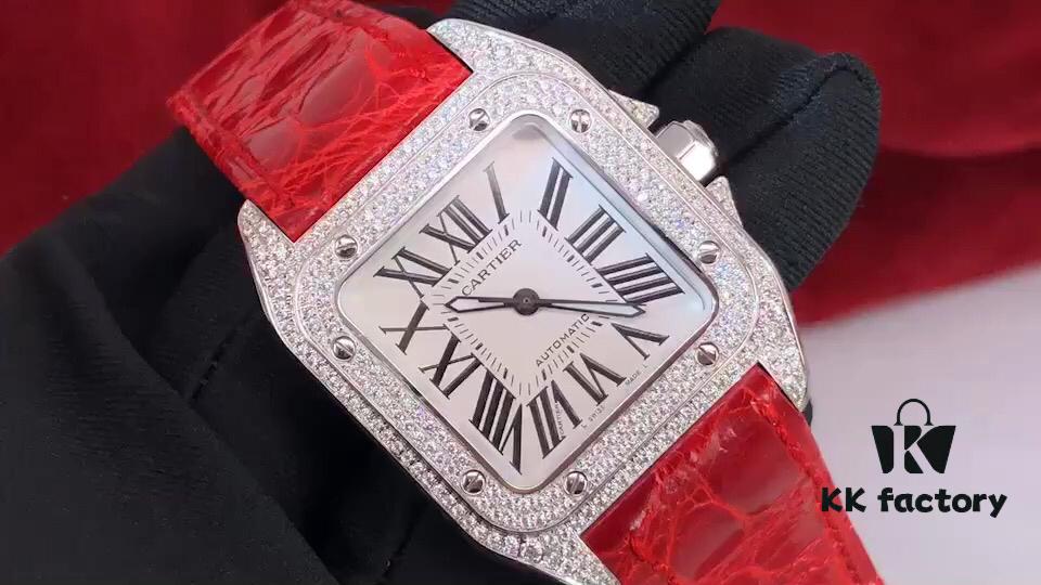 Cartier Solid Silver Couples Watches