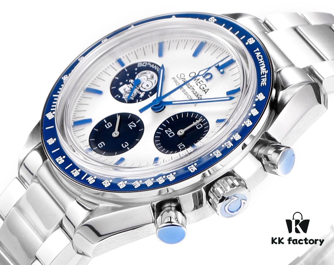 N1Factory Omega Speedmaster Series 310.32.42.50.02.001 'Full Configuration' Snoopy 50th Anniversary Limited Edition Watch