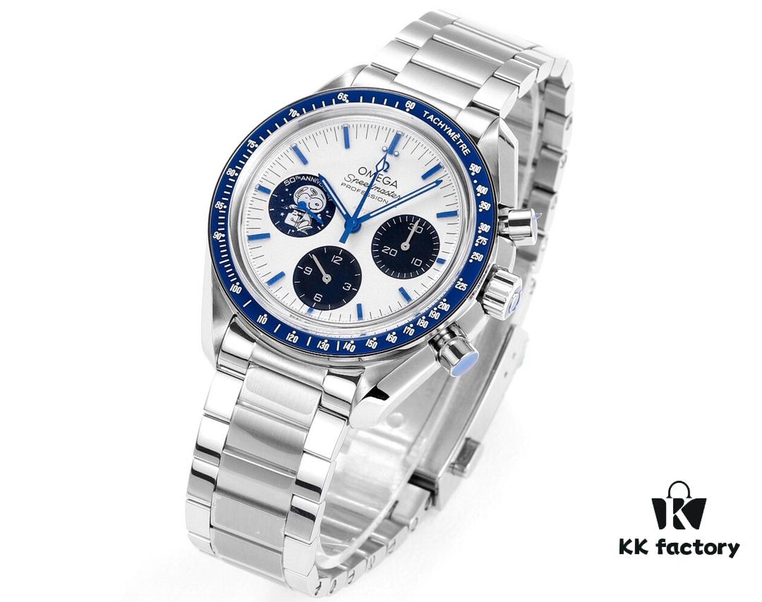 N1Factory Omega Speedmaster Series 310.32.42.50.02.001 'Full Configuration' Snoopy 50th Anniversary Limited Edition Watch