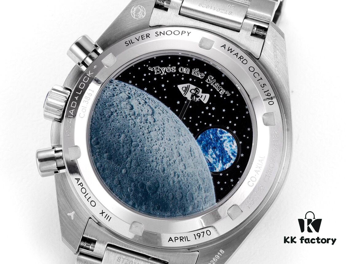 N1Factory Omega Speedmaster Series 310.32.42.50.02.001 'Full Configuration' Snoopy 50th Anniversary Limited Edition Watch