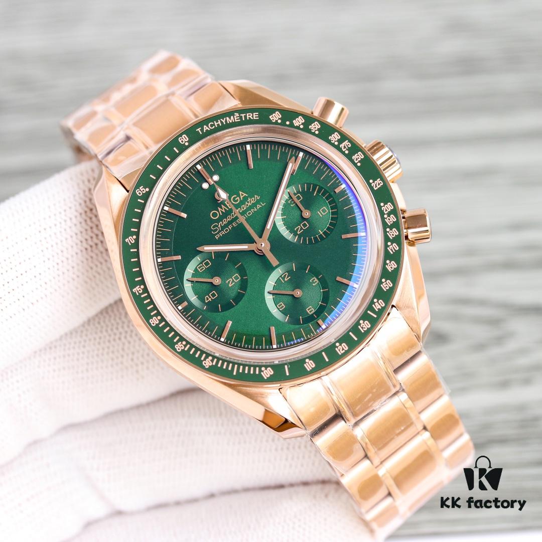 Omega OMEGA Speedmaster Series 'Green Rose Gold' and 'Black Rose Gold' Limited Editions