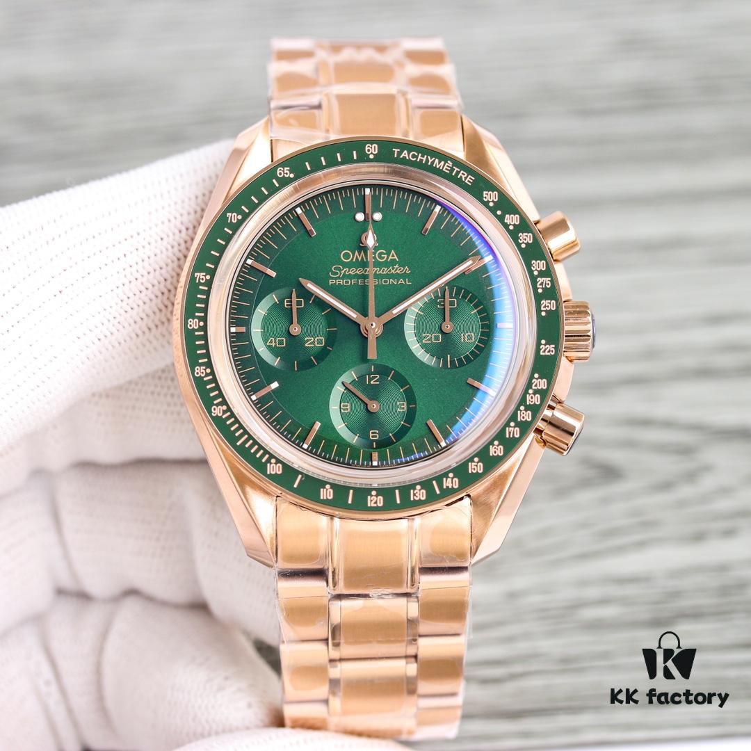 Omega OMEGA Speedmaster Series 'Green Rose Gold' and 'Black Rose Gold' Limited Editions