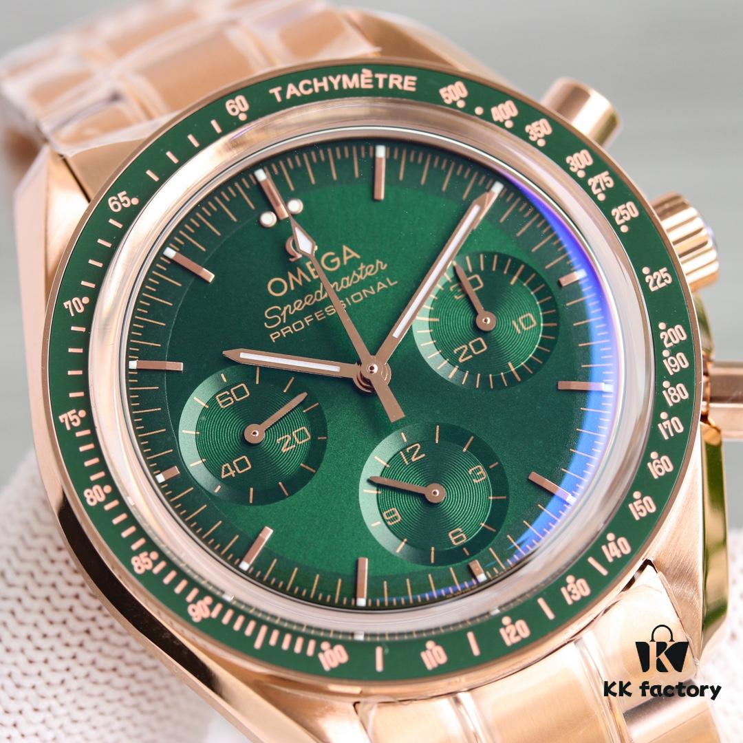 Omega OMEGA Speedmaster Series 'Green Rose Gold' and 'Black Rose Gold' Limited Editions