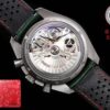 New Omega OMEGA Speedmaster Dark Side of the Moon Watch 311.92.44.51.99.001 OB2, 44.25mm Co-Axial Chronograph with Grey Ceramic Bezel and Green-Grey Dial
