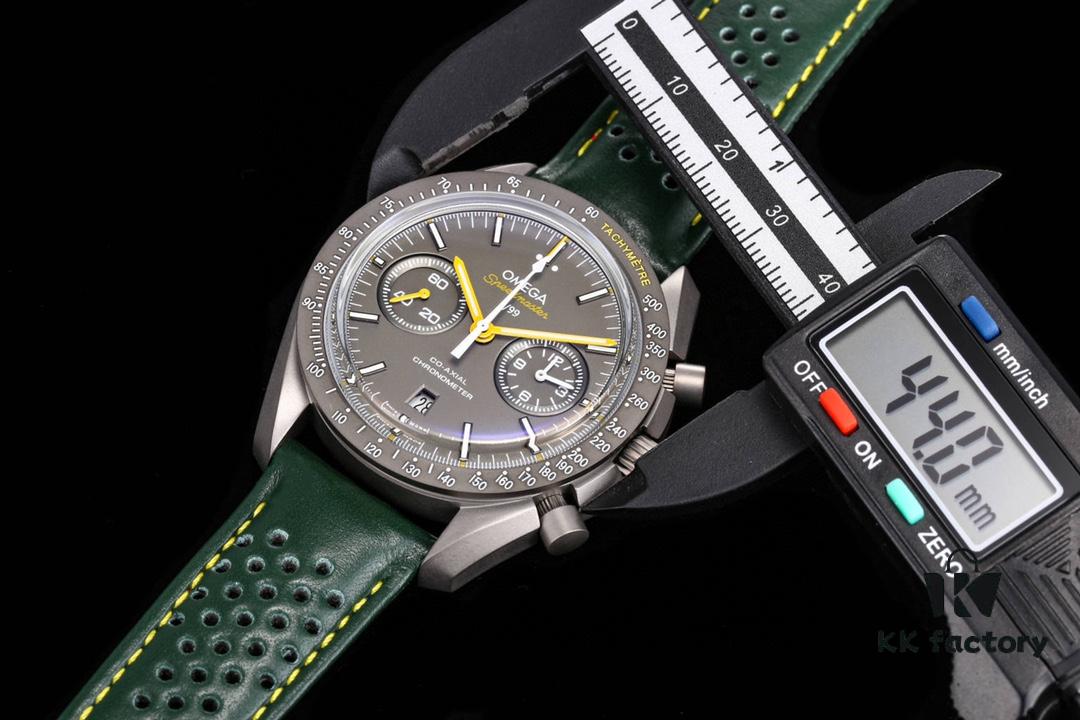 New Omega OMEGA Speedmaster Dark Side of the Moon Watch 311.92.44.51.99.001 OB2, 44.25mm Co-Axial Chronograph with Grey Ceramic Bezel and Green-Grey Dial