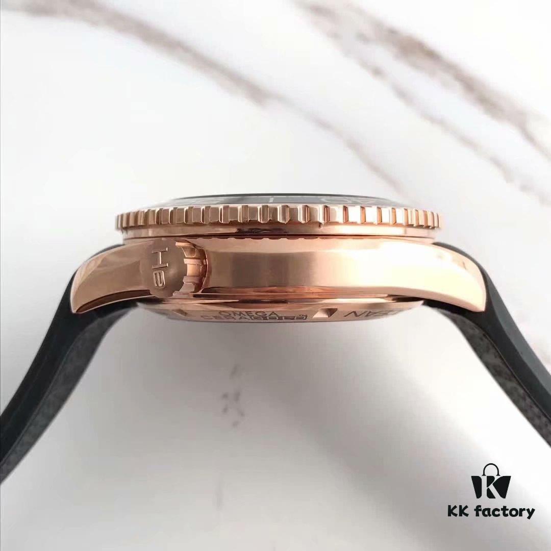 BF Fine Collection Omega Seamaster 600m Diver's Watch for Men, Equipped with Original Co-Axial 8501 Movement, High-Performance Waterproof and Super Luminous, 1:1 Replica with Flawless Design (Compatible with Steel and Rubber Straps)