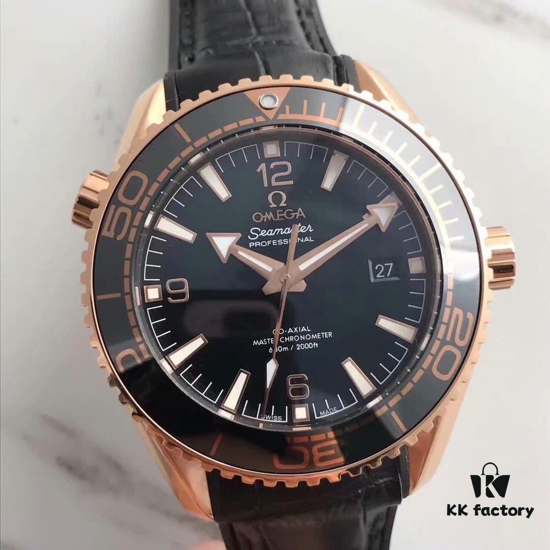 BF Fine Collection Omega Seamaster 600m Diver's Watch for Men, Equipped with Original Co-Axial 8501 Movement, High-Performance Waterproof and Super Luminous, 1:1 Replica with Flawless Design (Compatible with Steel and Rubber Straps)