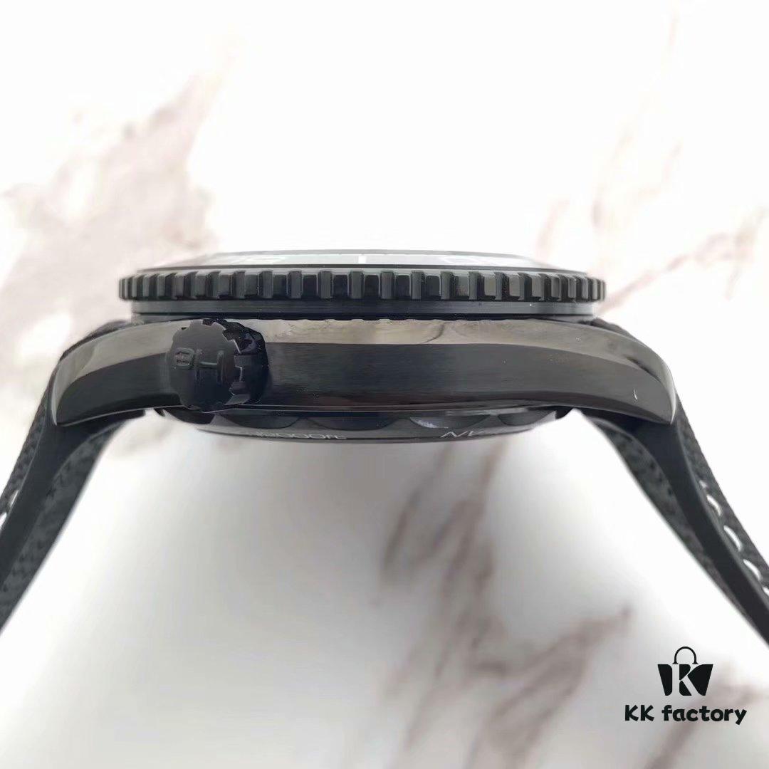 BF Fine Omega Seamaster 600m Series Automatic Mechanical Men's Watch with Original 4-Hand GMT8906 Movement