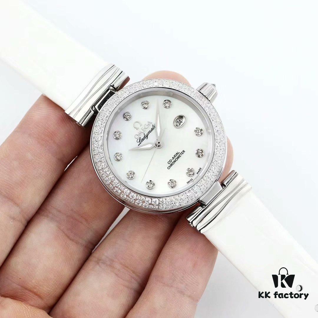 BF Fine V4 Edition Omega De Ville Ladymatic Bird's Nest Series Ladies Mechanical Watch