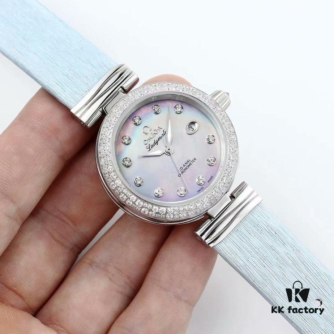 BF Fine V4 Edition Omega De Ville Ladymatic Bird's Nest Series Ladies Mechanical Watch