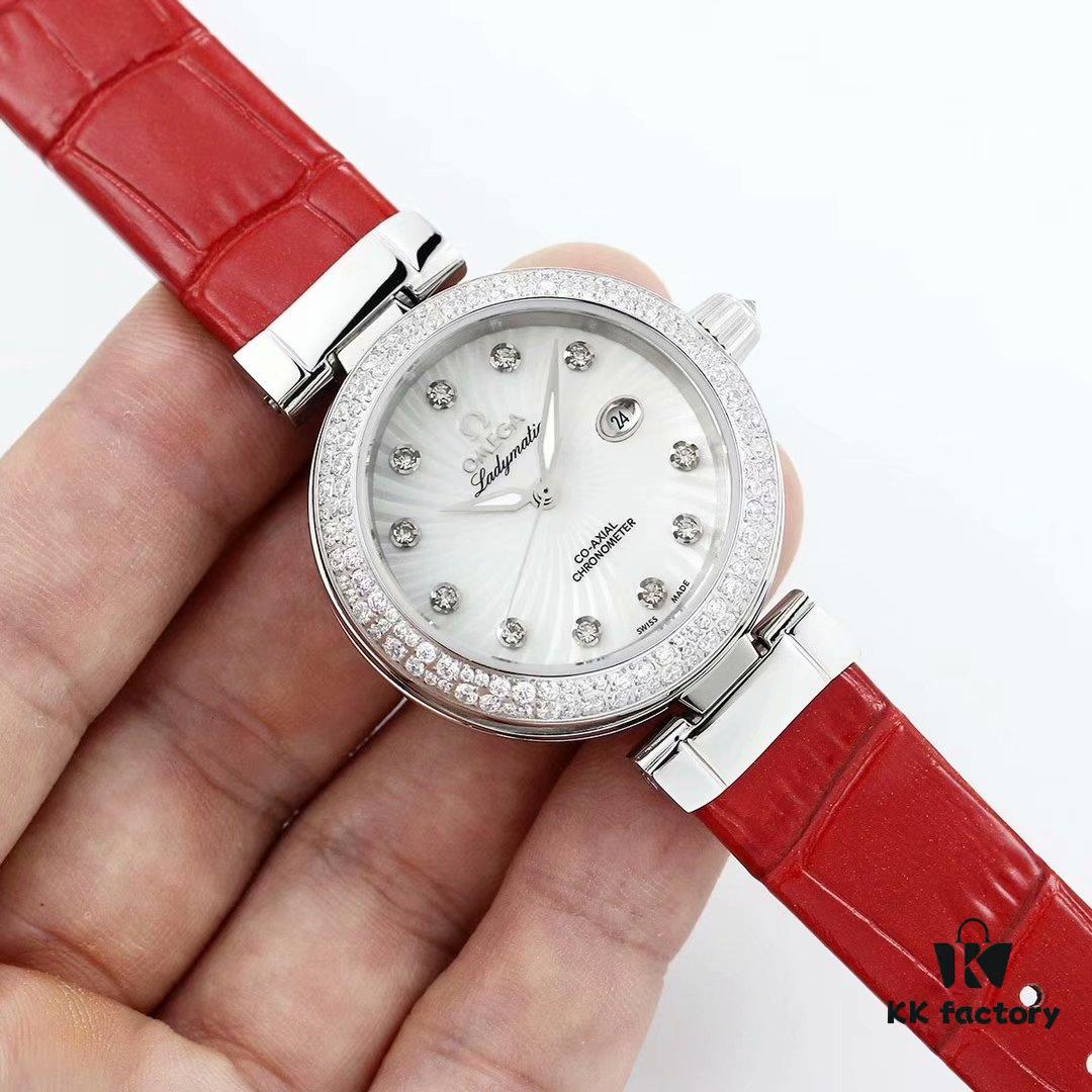 BF Fine V4 Edition Omega De Ville Ladymatic Bird's Nest Series Ladies Mechanical Watch