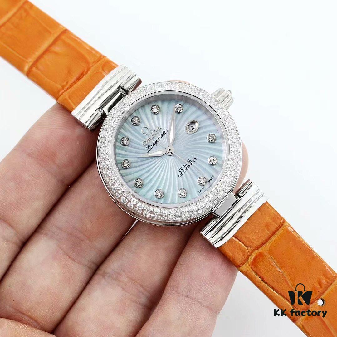 BF Fine V4 Edition Omega De Ville Ladymatic Bird's Nest Series Ladies Mechanical Watch