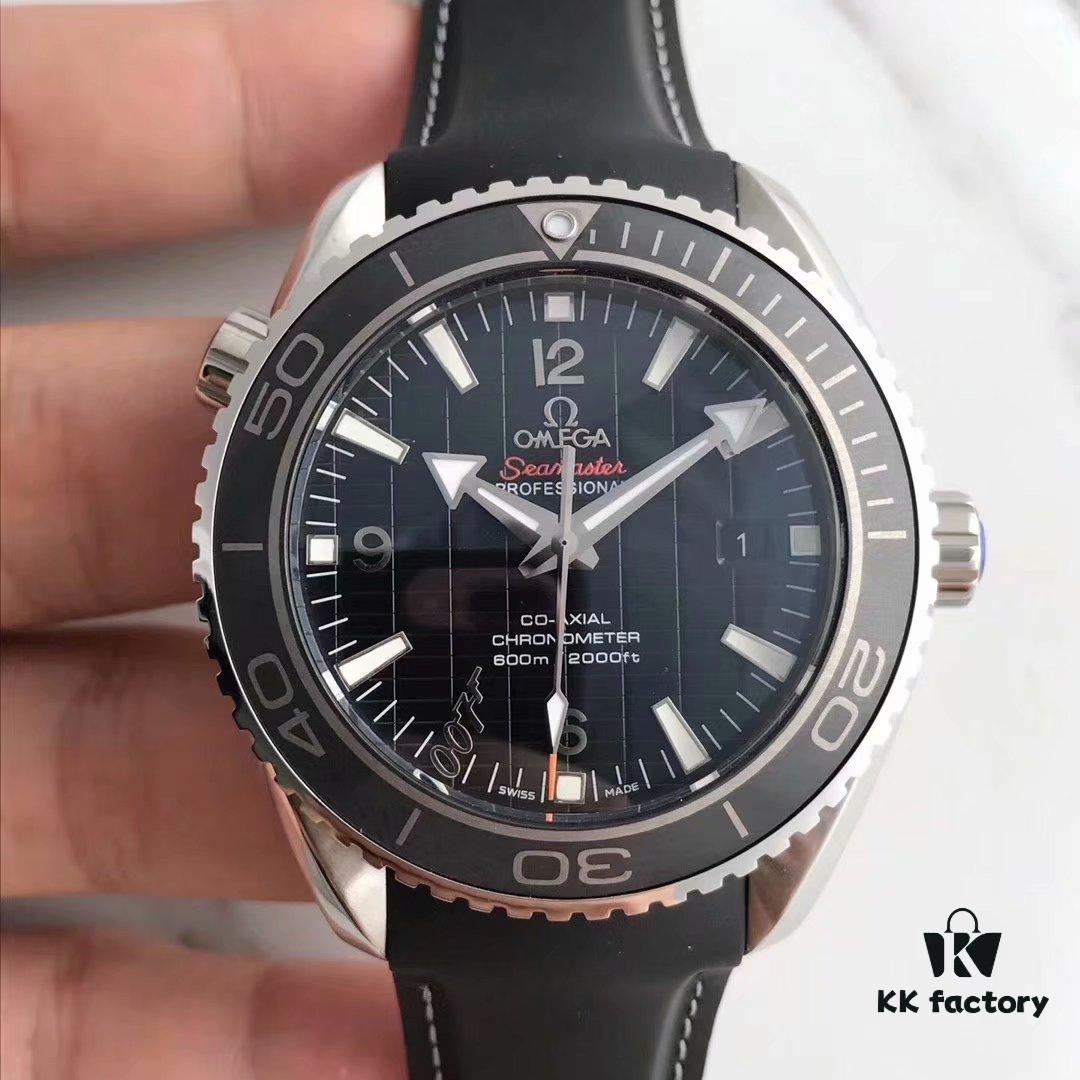 BF Fine Collection Omega Seamaster 600m Diver's Watch for Men, Equipped with Original Co-Axial 8500 Movement, Full Waterproof and Super Luminous, 1:1 Replica with Flawless Craftsmanship (Compatible with Steel and Rubber Straps)