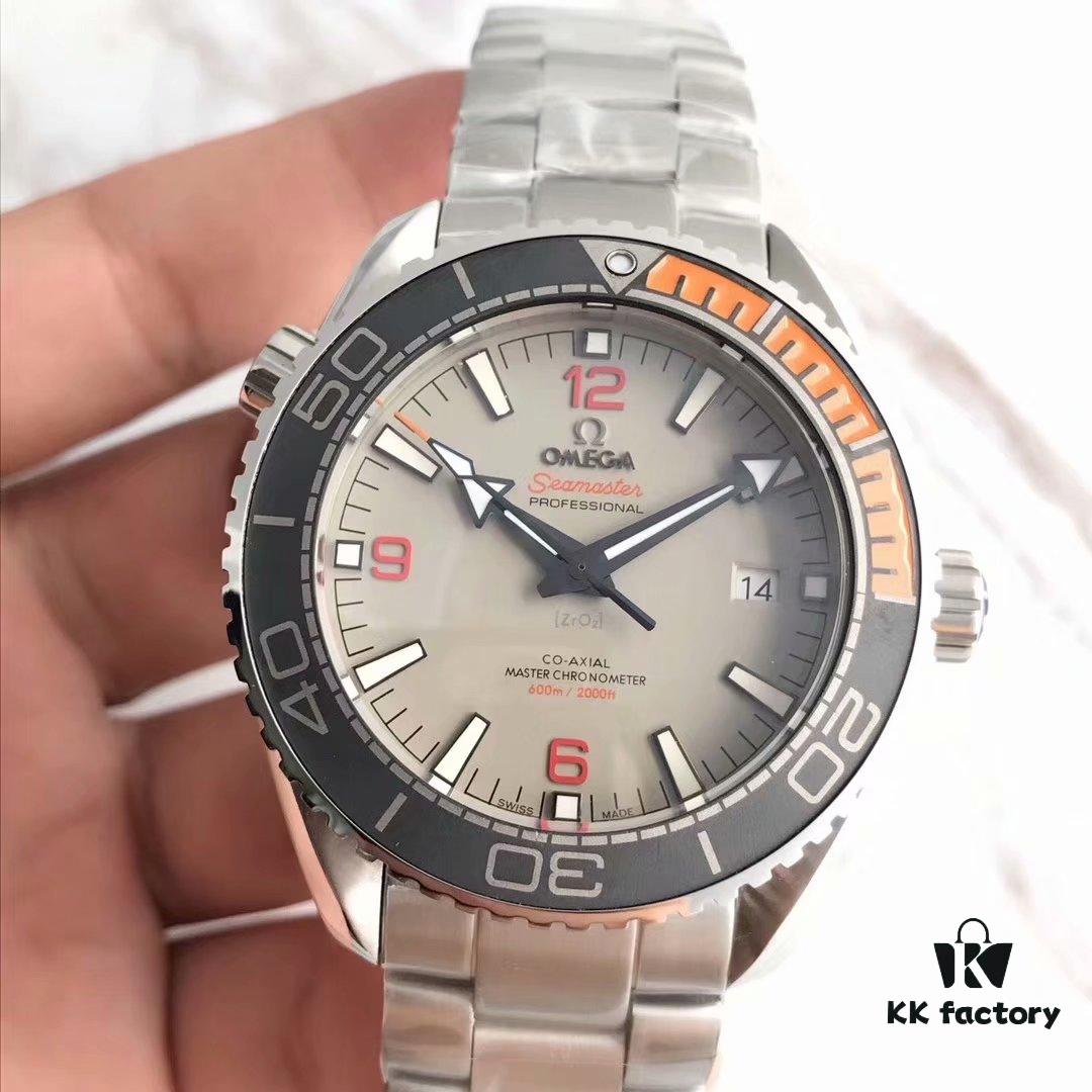 BF Fine Collection Omega Seamaster 600m Diver's Watch for Men, Equipped with Original Co-Axial 8900 Movement, Deep Waterproof, Superb Luminescence, Fully Replicated 1:1 Structure, Flawless and Perfect (Compatible with Steel and Rubber Straps)