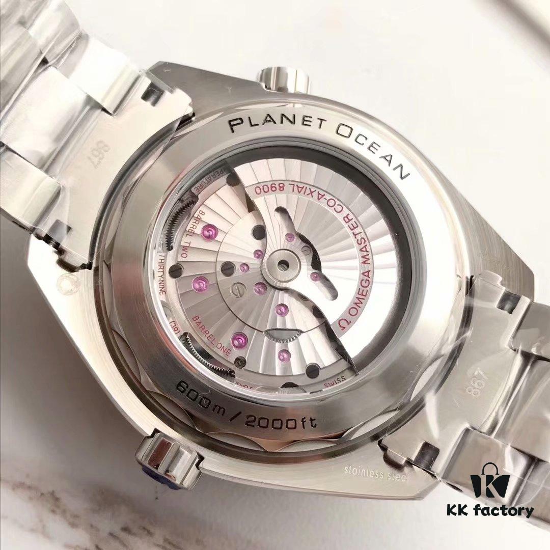 BF Fine Collection Omega Seamaster 600m Diver's Watch for Men, Equipped with Original Co-Axial 8900 Movement, Deep Waterproof, Superb Luminescence, Fully Replicated 1:1 Structure, Flawless and Perfect (Compatible with Steel and Rubber Straps)