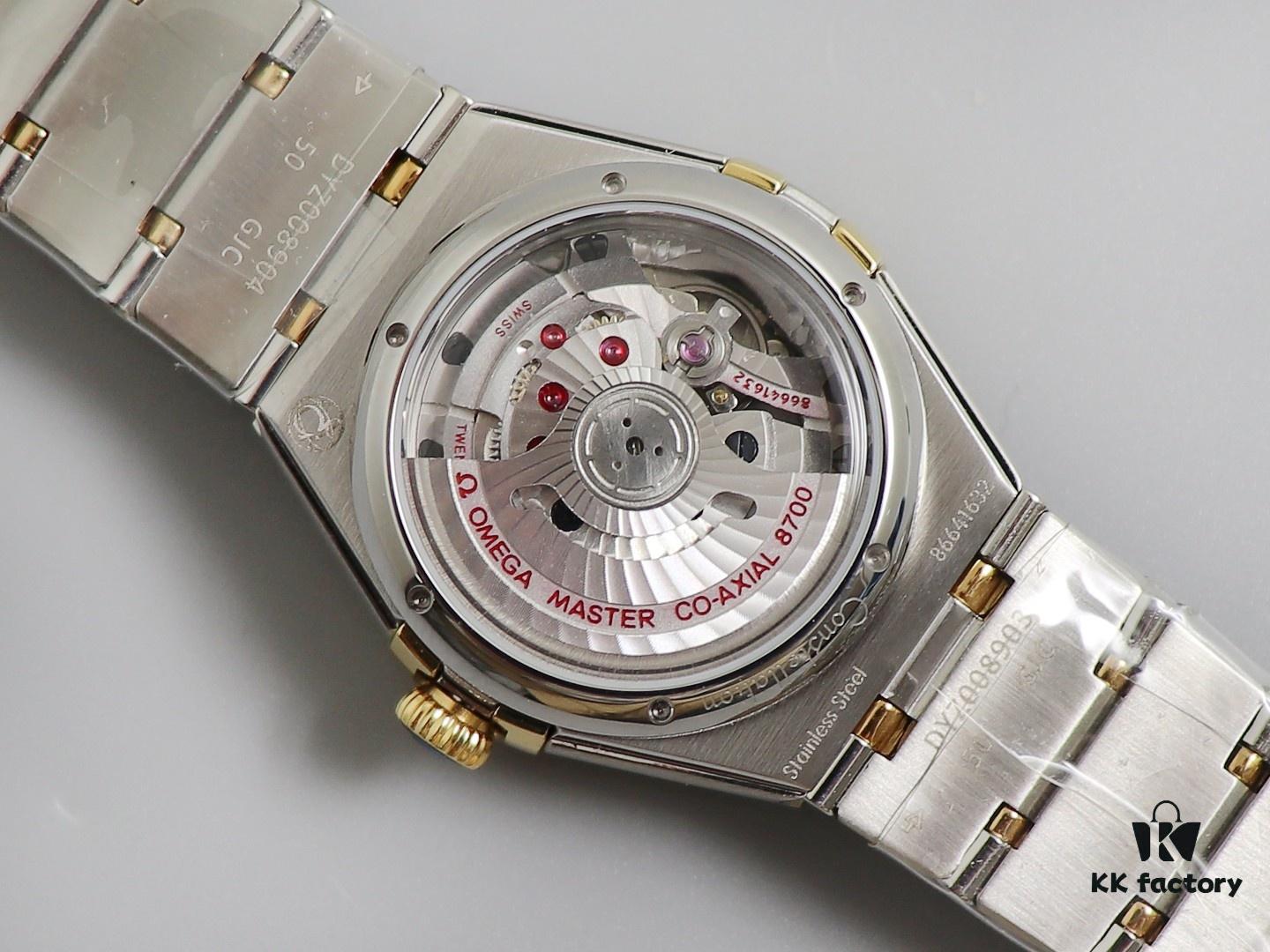 3S New Arrival: Mother-of-Pearl Dial, 5th Generation Omega Constellation Series! 29mm, Date Window at 6 o'clock, Adjustable Bracelet (2mm); Clone 8700 Movement