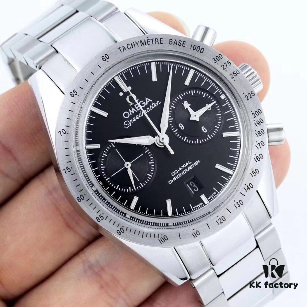 BF Fine Omega Speedmaster Series Chronograph Automatic Mechanical Men's Watch 9300 Automatic Movement Double Domed Crystal Strong Luminous Super Waterproof 42mm Diameter Perfect Replica Flawless Design
