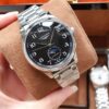 LONGINES - Master Collection Real Moon Phase 24-Hour Fully Automatic Mechanical Watch for Men, 40mm, 316L Stainless Steel, Double Dome Mineral Glass, Butterfly Clasp