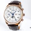 Authentic Taiwan Factory TW Longines Master Moonphase Eight-Hand Watch