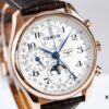 Authentic Taiwan Factory TW Longines Master Moonphase Eight-Hand Watch