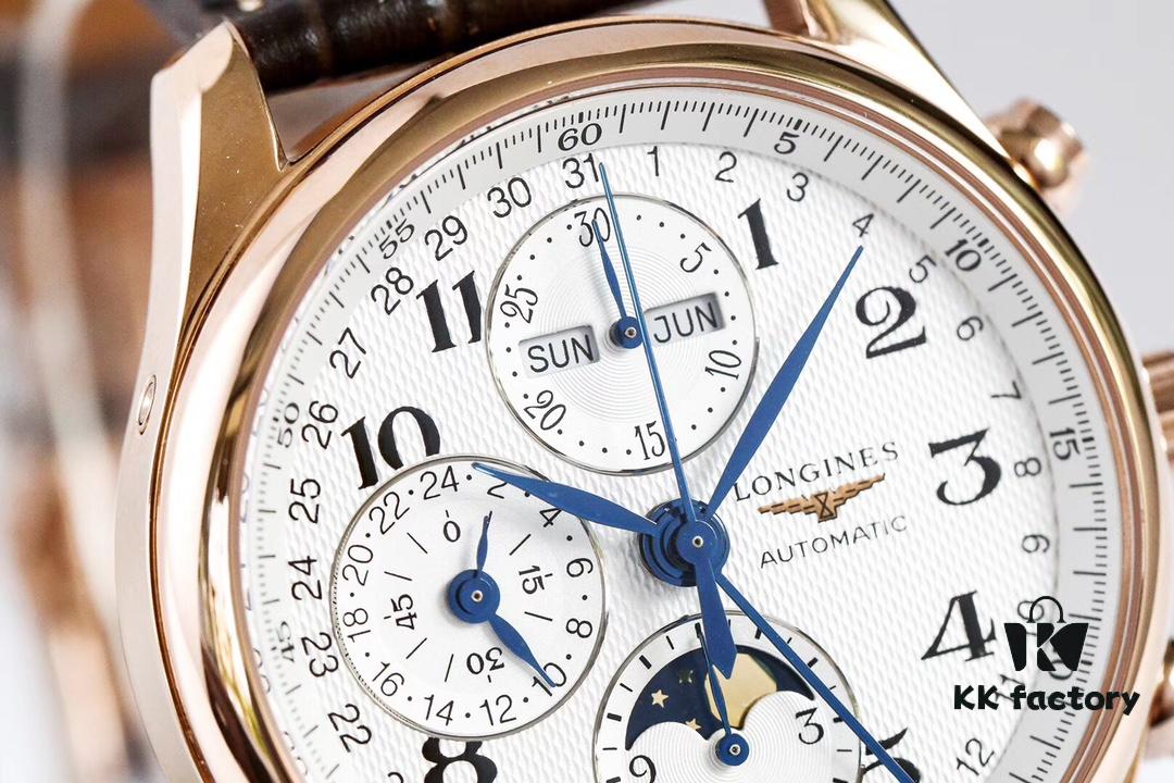 Authentic Taiwan Factory TW Longines Master Moonphase Eight-Hand Watch