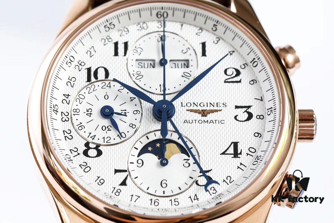 Authentic Taiwan Factory TW Longines Master Moonphase Eight-Hand Watch
