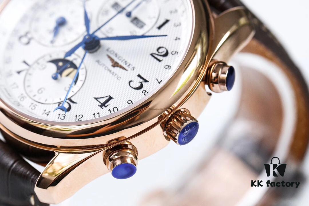 Authentic Taiwan Factory TW Longines Master Moonphase Eight-Hand Watch