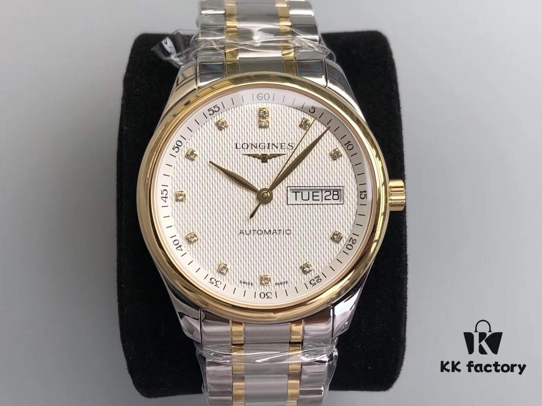 Longines Master Collection Dual Calendar Watch - KY Production, Highest Market Version with Original Swiss ETA2836-2 Movement