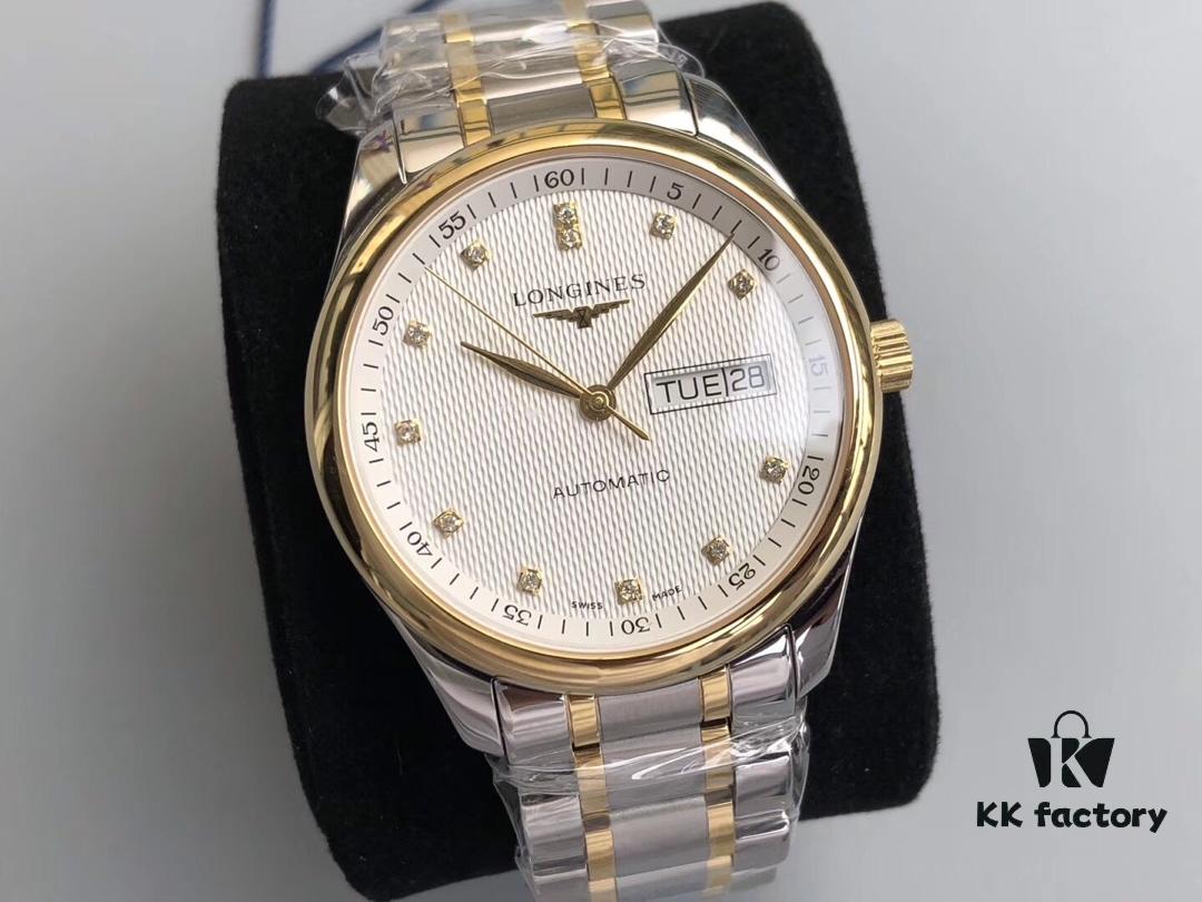Longines Master Collection Dual Calendar Watch - KY Production, Highest Market Version with Original Swiss ETA2836-2 Movement