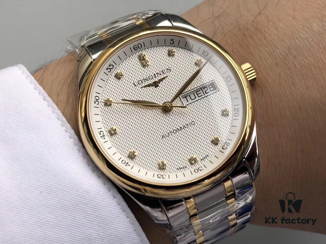 Longines Master Collection Dual Calendar Watch - KY Production, Highest Market Version with Original Swiss ETA2836-2 Movement