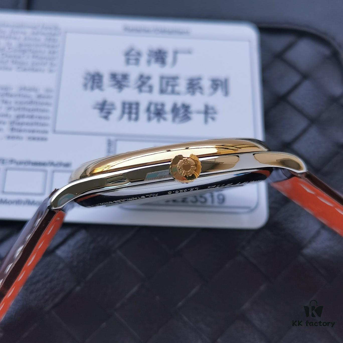 Taiwan Factory [Artisan Premium] Longines Master Calendar Six Position Series, Original Mold Development, 100% Interchangeable with Genuine Parts, 38.5mm Ultra-Thin Automatic Watch with Sapphire Crystal and Modified 2892 L619/888 Movement