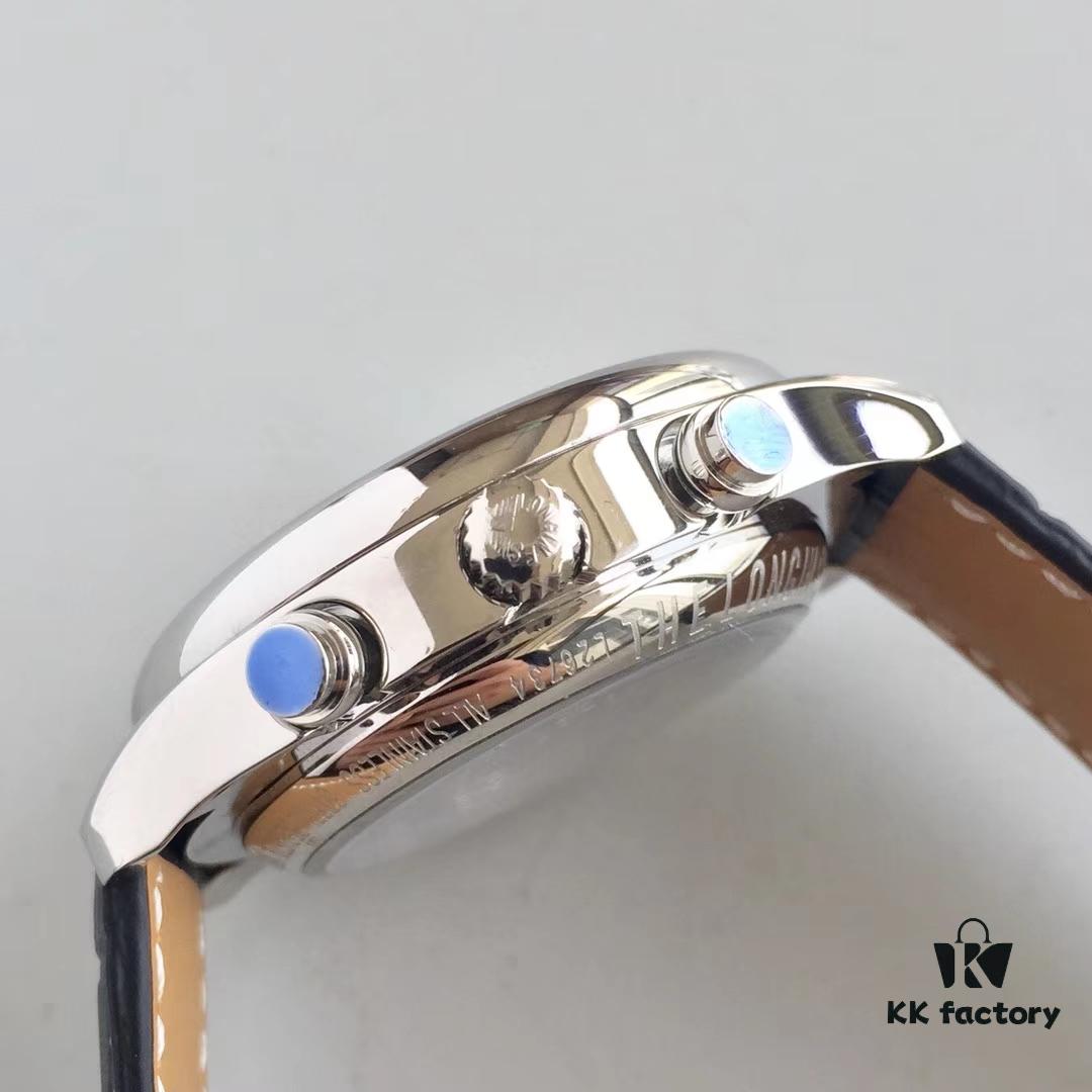 Arrival JF Premium LG Longines Master Eight-Hand Moon Phase with 7751 Movement, All Functions Fully Operational, Finely Polished Automatic Rotor, Super Waterproof, Top-Tier Replica on the Market