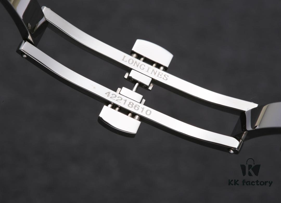 Mechanical Women's Watch with Full Circle VVS Diamonds, Longines La Lune L8.111.4.87.6, 120m Waterproof, Sapphire Crystal, Japanese NH05 Movement