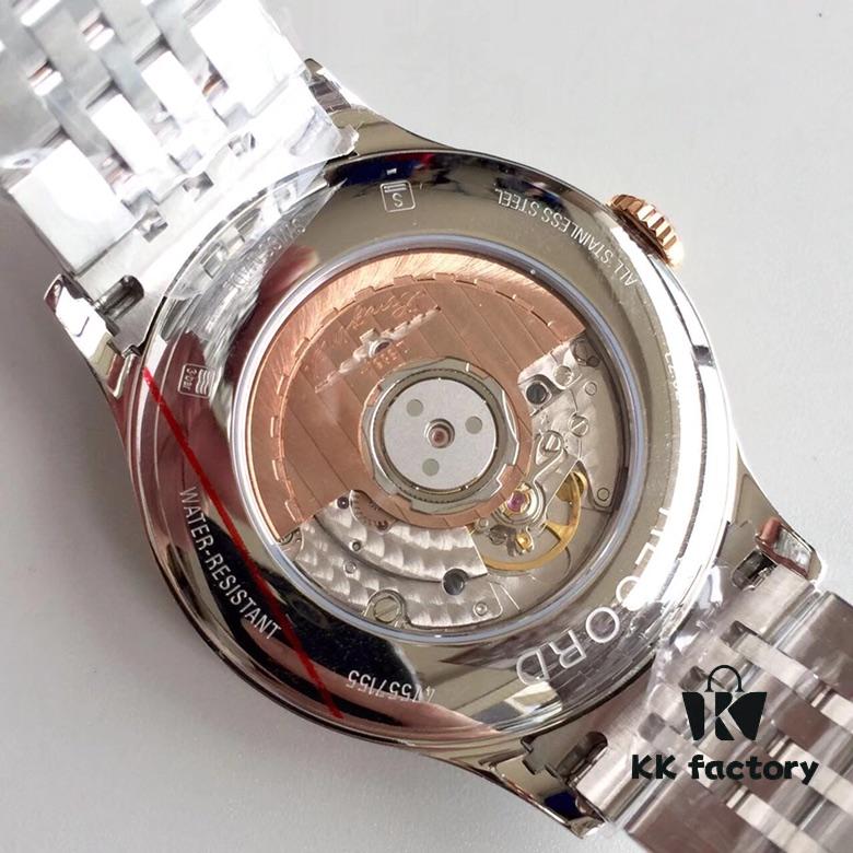 A.Factory (AF) - Longines Master Collection Record Series Automatic Mechanical Watch, 40mm Stainless Steel Case with Sapphire Crystal, Top-Quality Replica Crafted to Swiss Standards