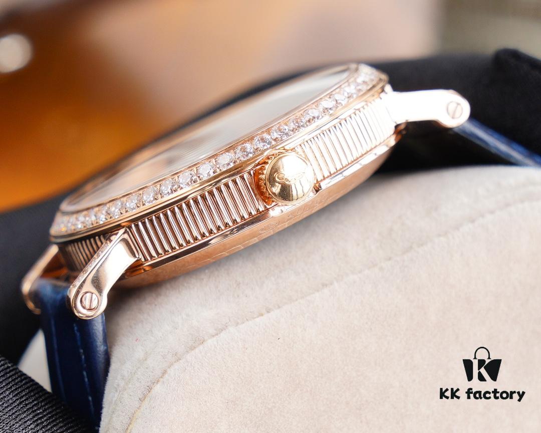 Breguet Classique Series 5177 Blue 'Grand Feu' Enamel Dial Watch