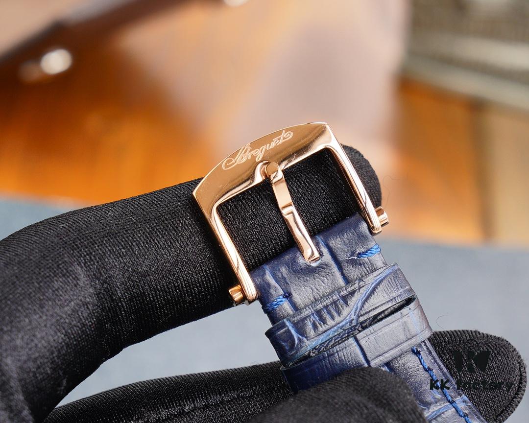 Breguet Classique Series 5177 Blue 'Grand Feu' Enamel Dial Watch