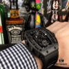 Richard Mille RM052 Series Latest Upgrade Skull Edition Carbon Fiber Case with Original Imported Mechanical Movement