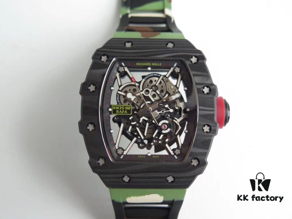 KV Taiwan Factory Replica Richard Mille RM-035 Carbon Fiber 'Camouflage' Series - The Ultimate Reinterpretation