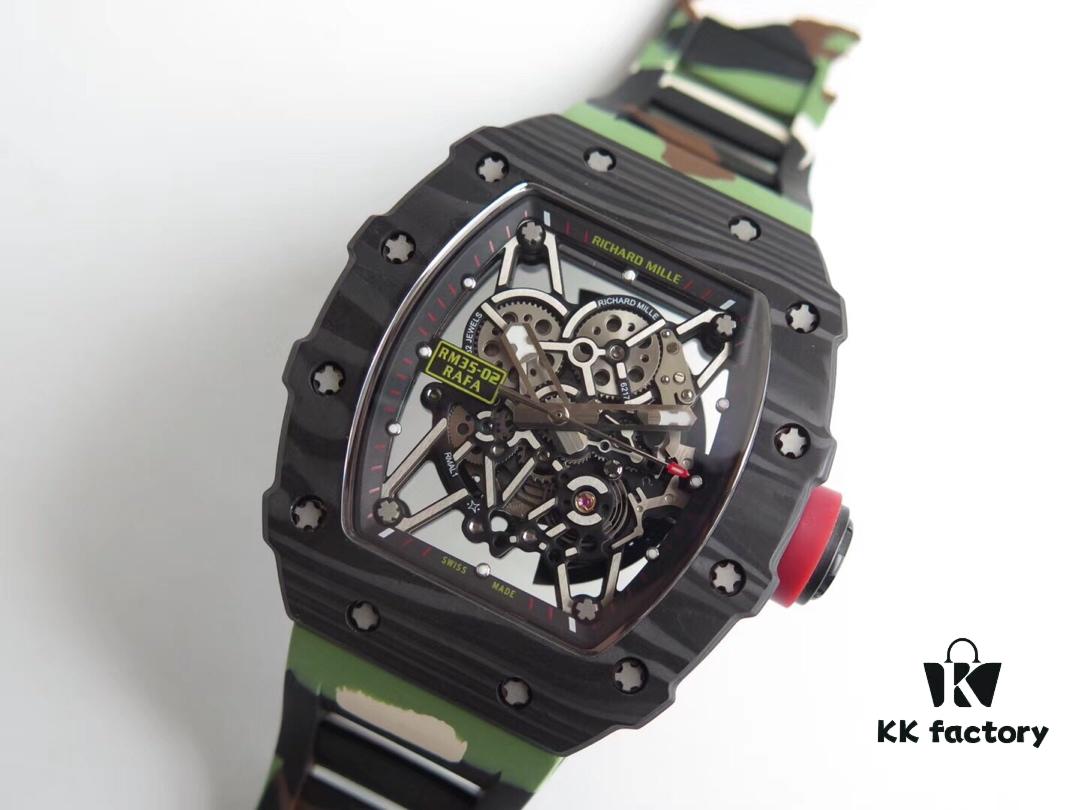 KV Taiwan Factory Replica Richard Mille RM-035 Carbon Fiber 'Camouflage' Series - The Ultimate Reinterpretation