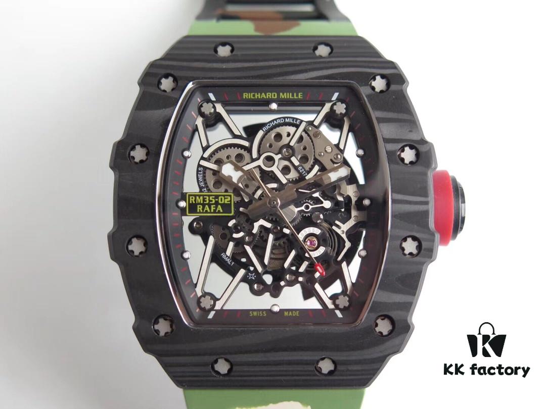 KV Taiwan Factory Replica Richard Mille RM-035 Carbon Fiber 'Camouflage' Series - The Ultimate Reinterpretation