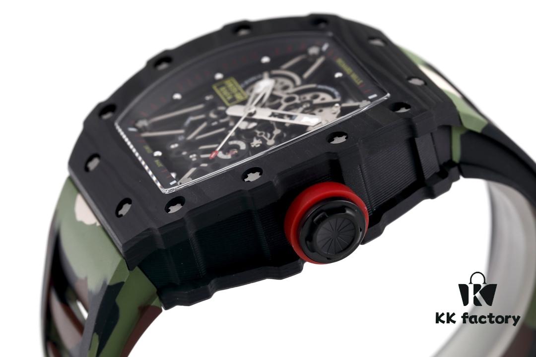 KV Taiwan Factory🔥Richard Mille RM-035 Carbon Fiber 'Camouflage' Series - Ultimate Replica Edition
