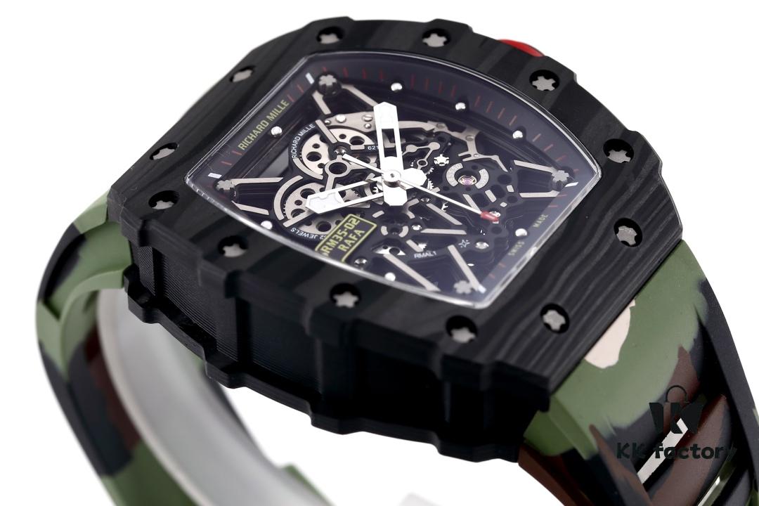 KV Taiwan Factory🔥Richard Mille RM-035 Carbon Fiber 'Camouflage' Series - Ultimate Replica Edition