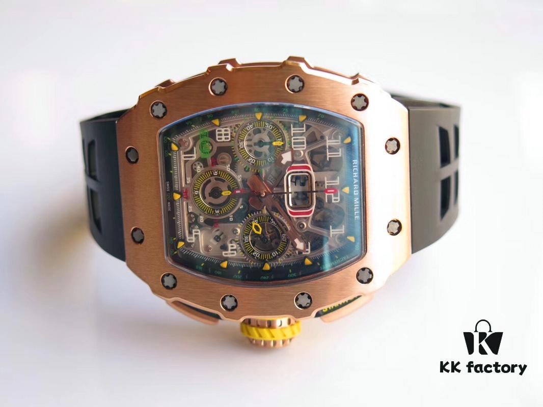 KV Richard Mille RM11-03RG Series Perfect Ergonomic Design Aligns with the Brand's Pursuit of Iconic Excellence