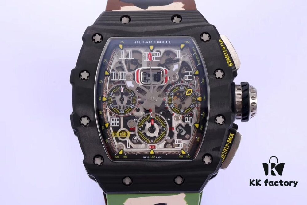 KV Taiwan Factory New Masterpiece Richard Mille RM011-03 NTPT Carbon Fiber Watch