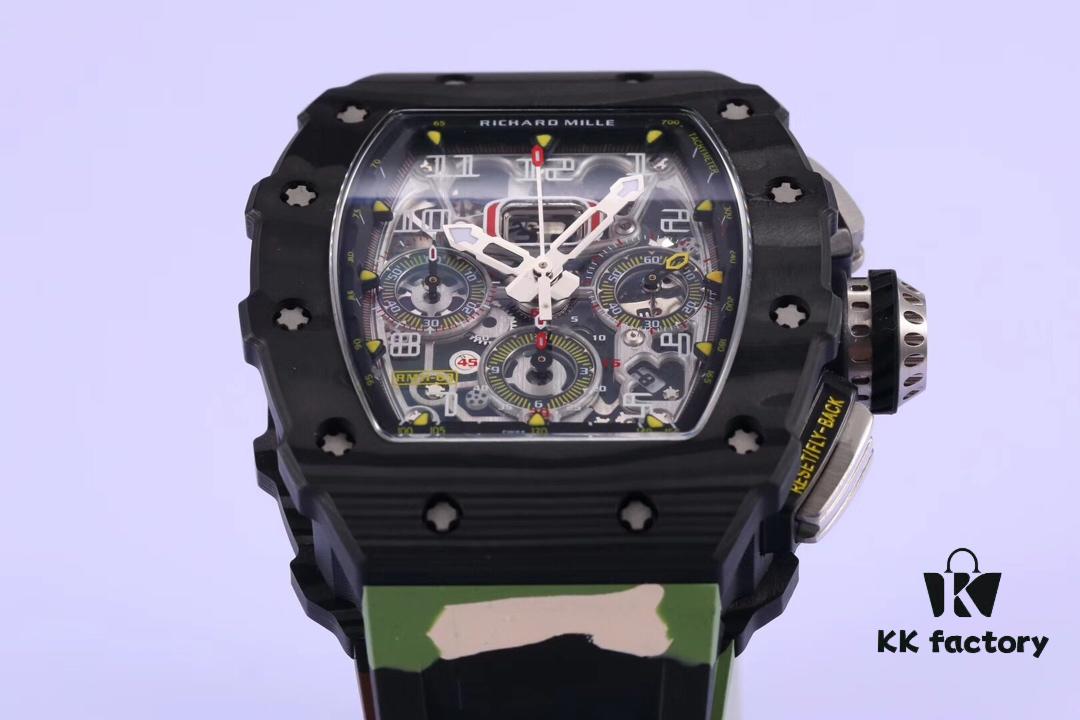 KV Taiwan Factory New Masterpiece Richard Mille RM011-03 NTPT Carbon Fiber Watch